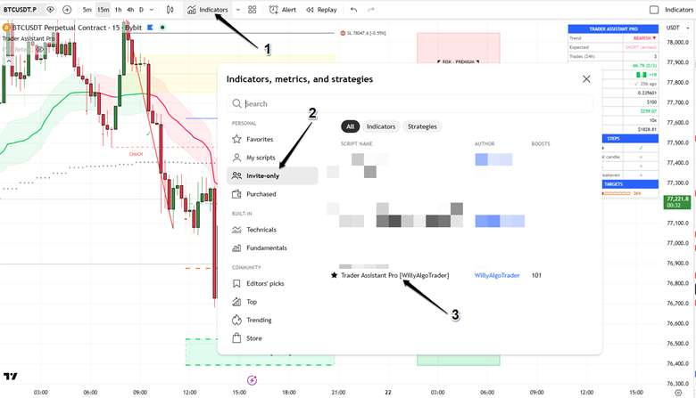 Trader Assistant Pro — screenshot