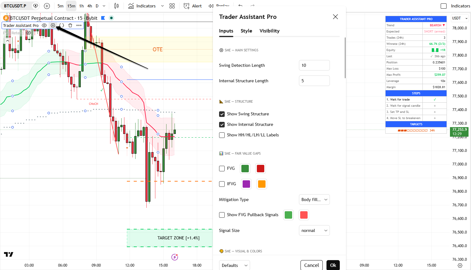 Trader Assistant Pro — screenshot